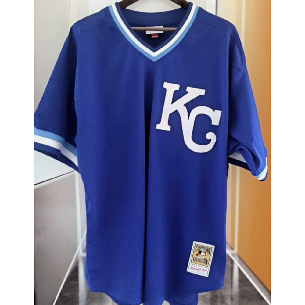 mitchell and ness kansas city royals Jackson jersey size 2XLB (52)